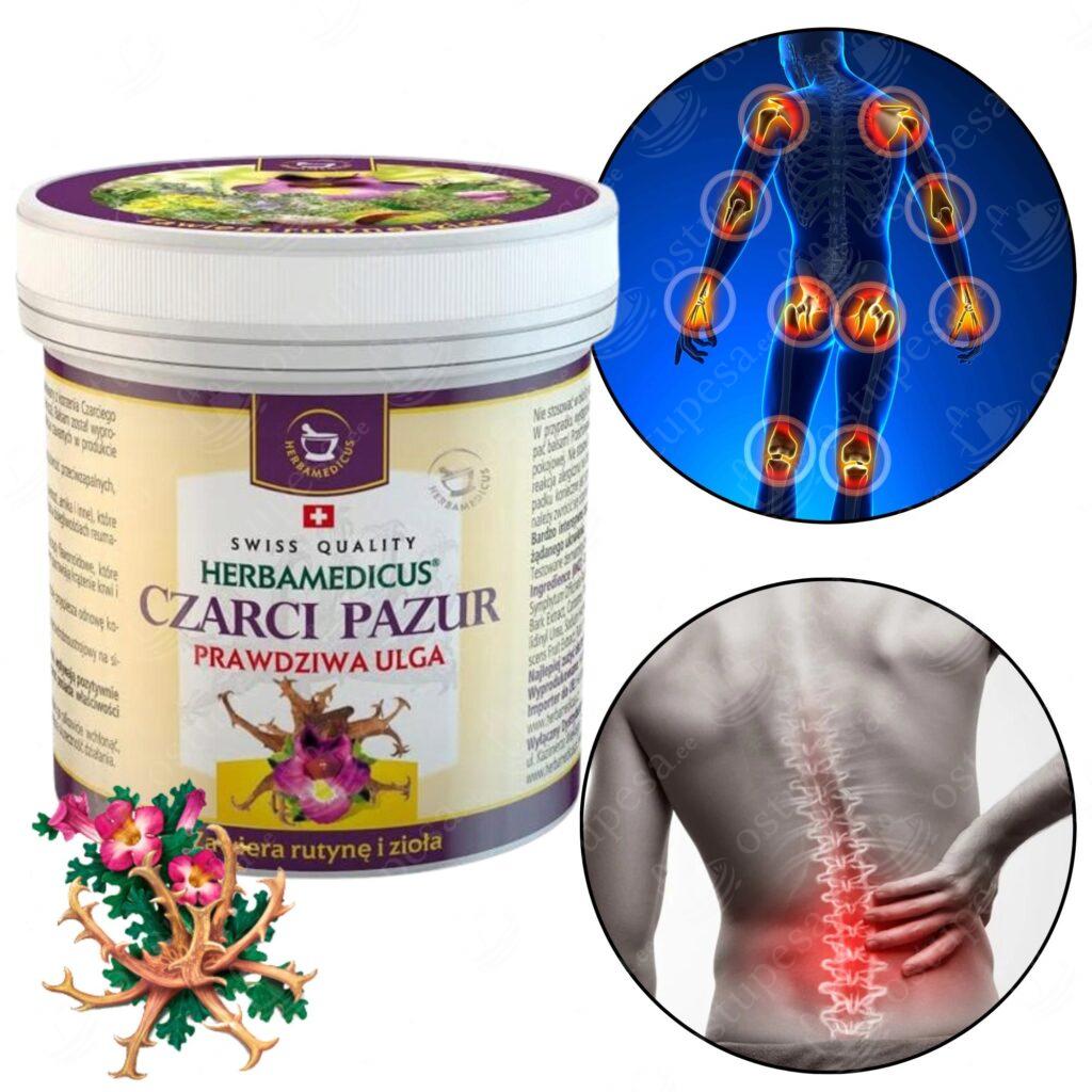 Kuradiküünega palsam lihastele ja liigestele, 250 ml, Herbamedicus