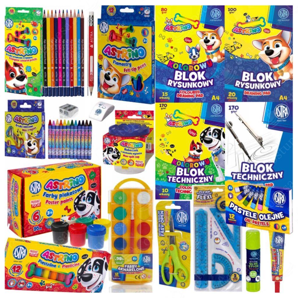 Koolitarvikute komplekt, Astra, 1.-4.klassi lapsele