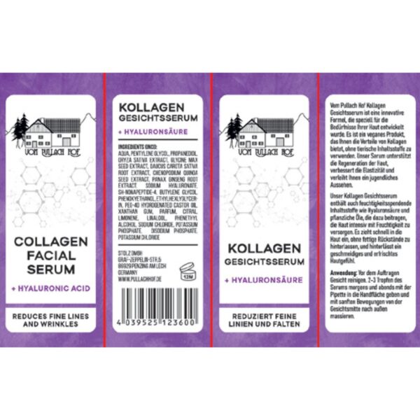 Näoseerum kollageeniga, 30 ml, Pullach Hof
