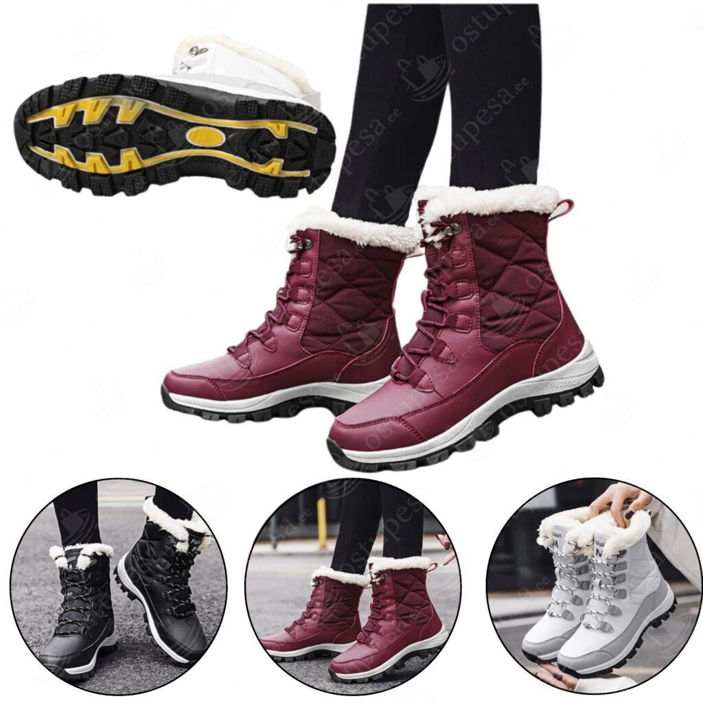 Naiste talvesaapad, seest karvased