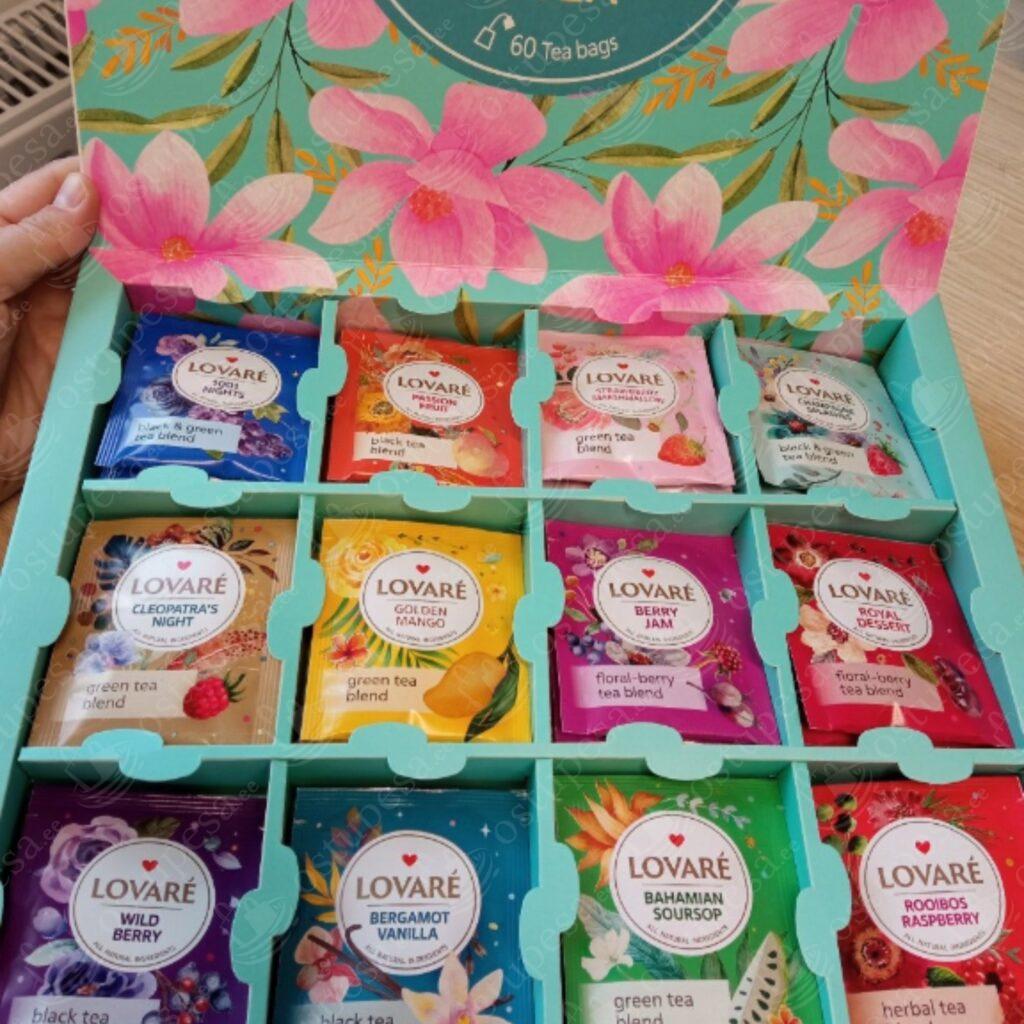 Tee assortii, Lovare,  60 tk pakis