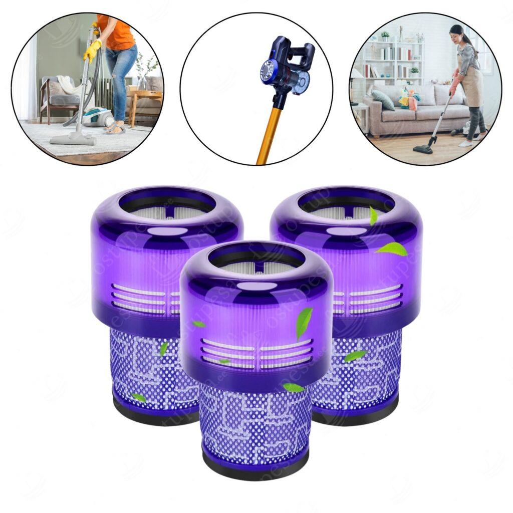Tolmuimeja Hepa filter, Dyson V11/V15, 3 tk komplektis
