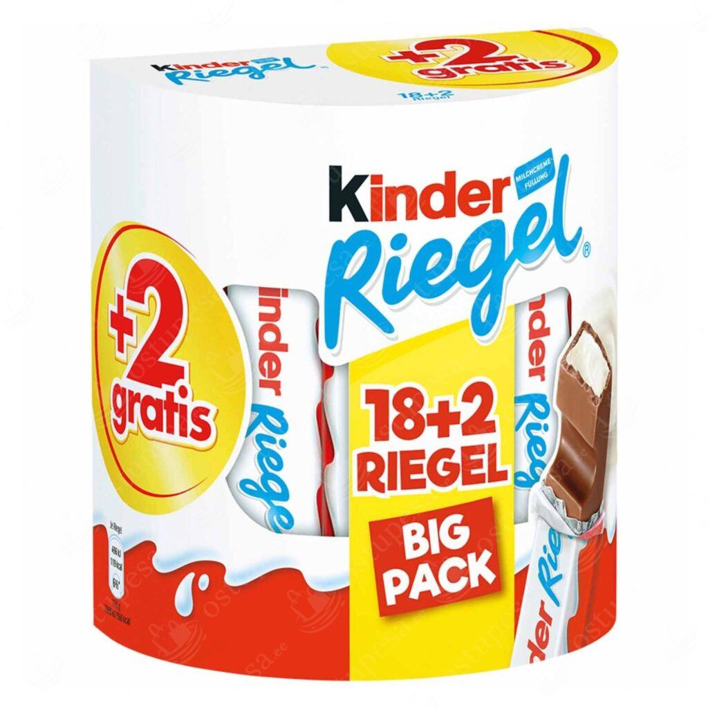 Kinder šokolaad, 420 g, 20 tk pakis