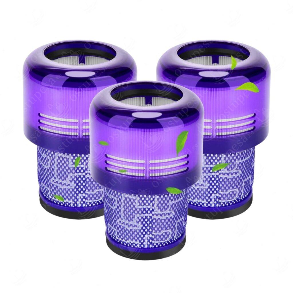 Tolmuimeja Hepa filter, Dyson V11/V15, 3 tk komplektis
