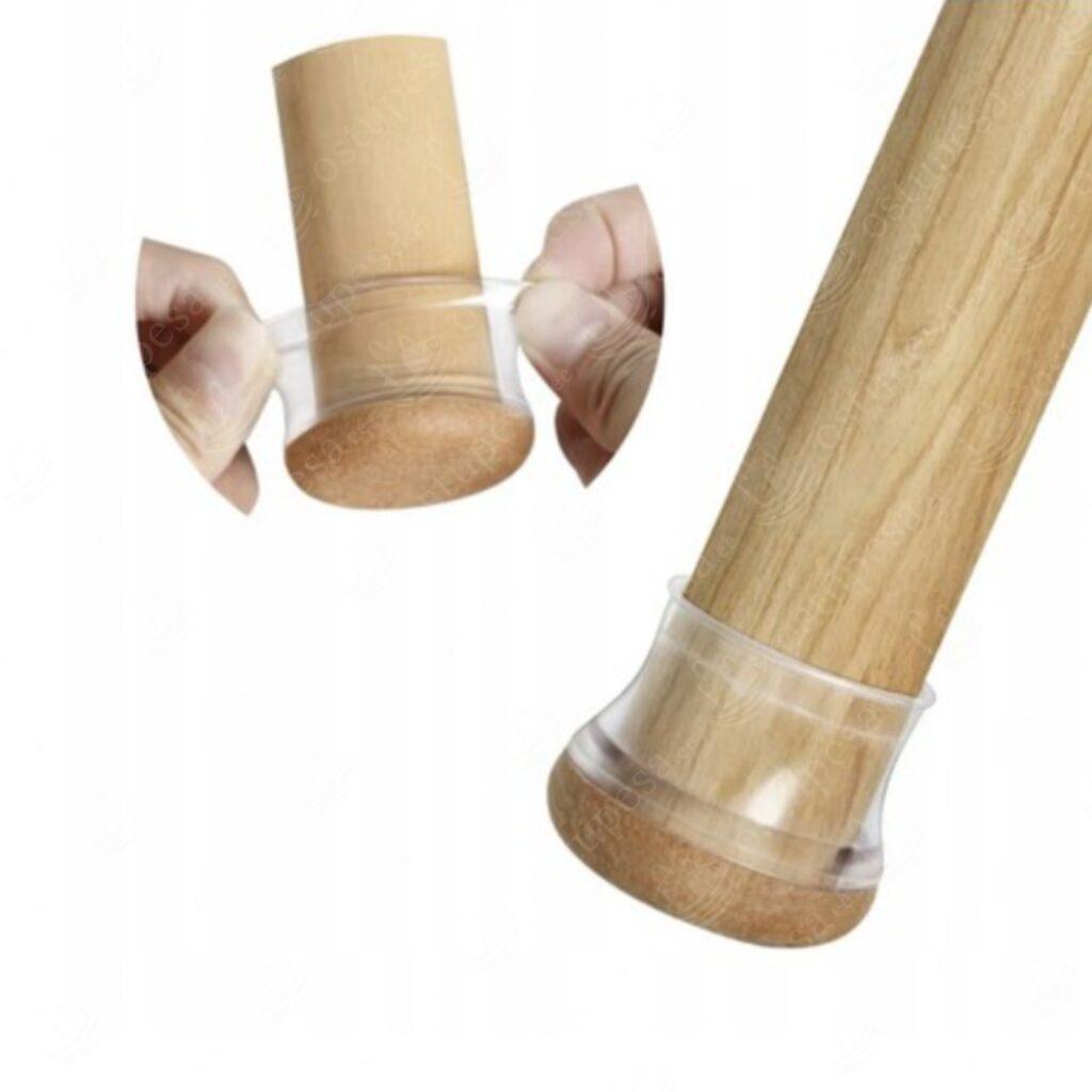 Mööblijalgade kaitsmed, 4 tk pakis, 2 pakki komplektis