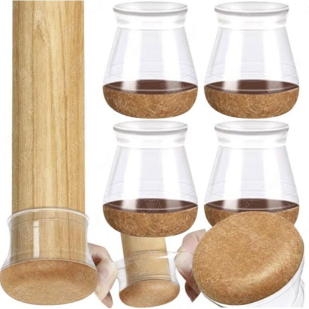 Mööblijalgade kaitsmed, 4 tk pakis, 2 pakki komplektis