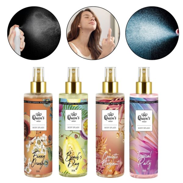Lõhnastatud kehasprei, 250 ml, 4 tk komplektis