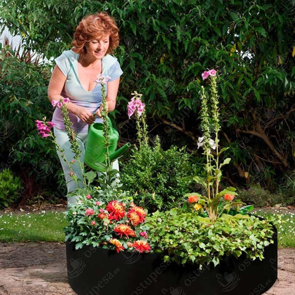 Kõrgendatud aiapeenar, kangast, 2 tk komplektis