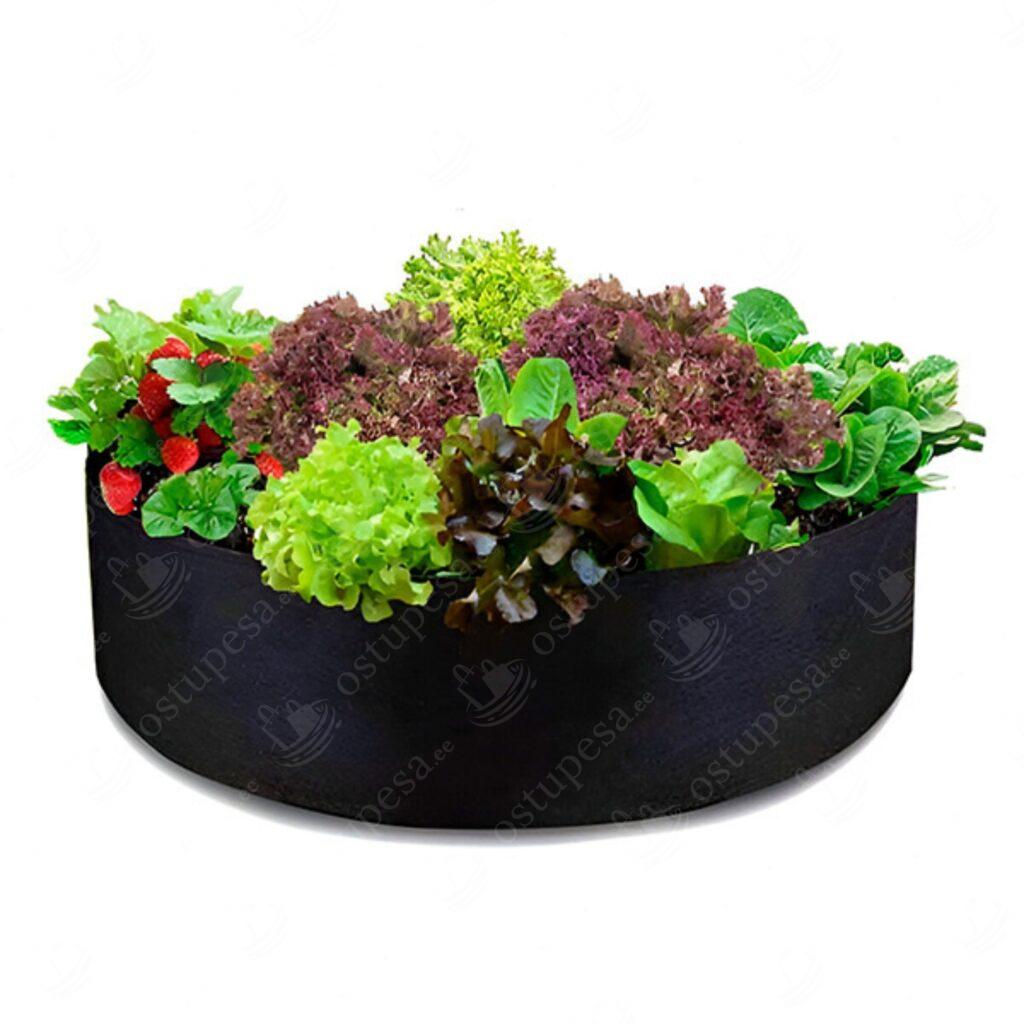 Kõrgendatud aiapeenar, kangast, 2 tk komplektis