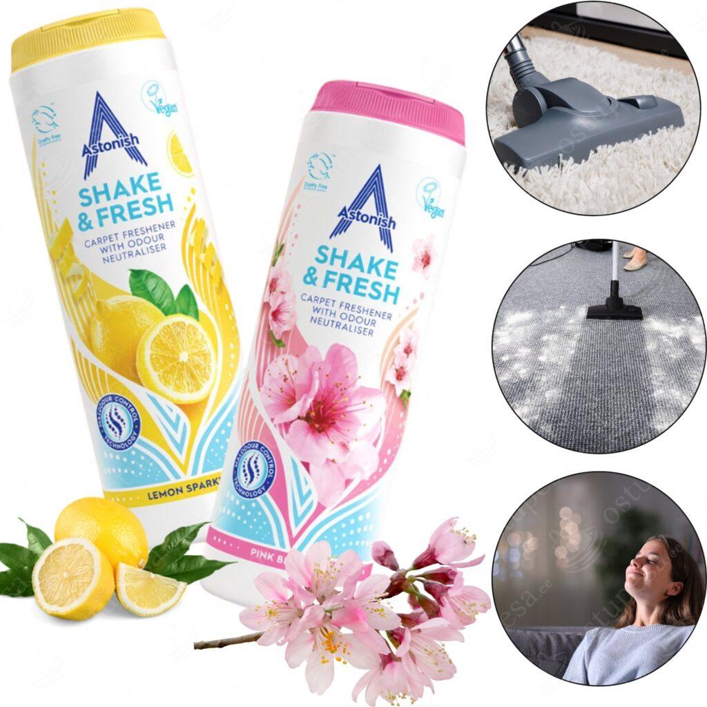 Vaibapuhastuse pulber, Astonish, 3 tk komplektis