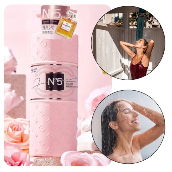 Niisutav dušigeel aminohapetega, 800 ml, No5-lõhnaline