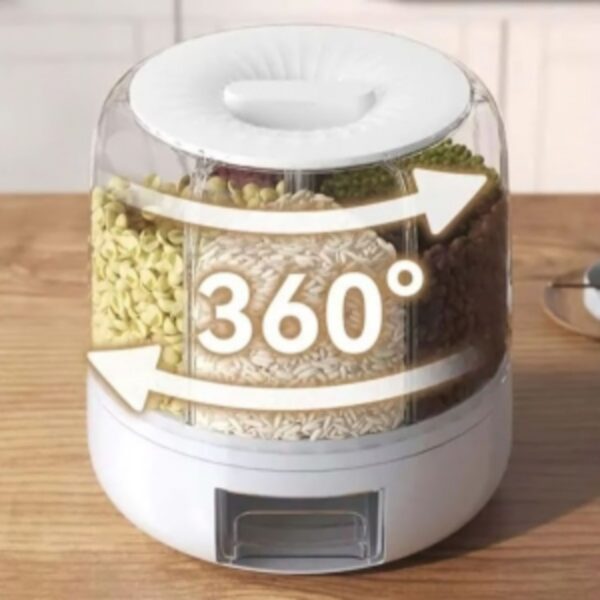 360 kraadi pöörlev kuivainete hoidik