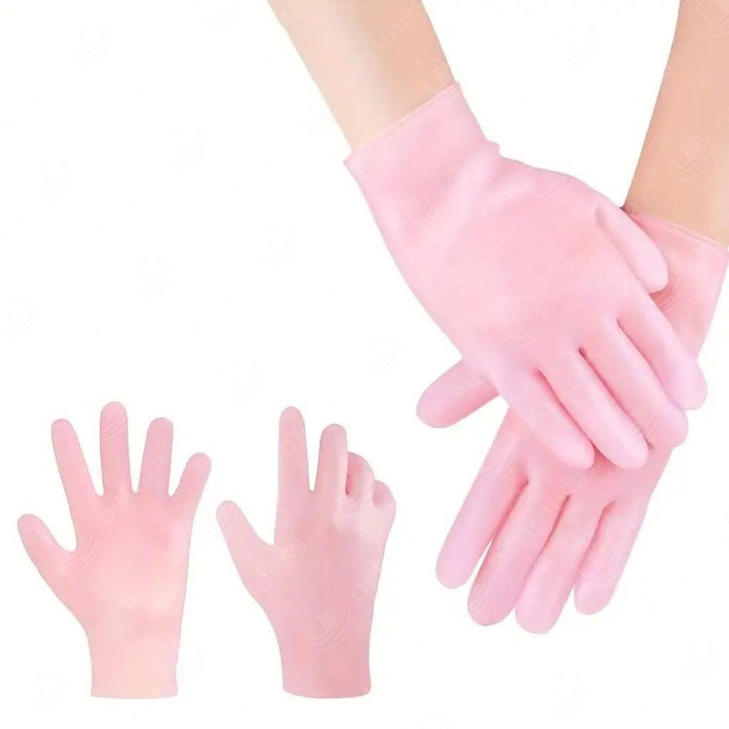 Niisutavad spa kindad silikoonist, 2 paari komplektis