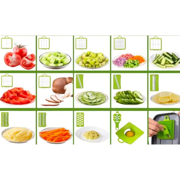 22-osaline köögivilja viilutaja komplekt