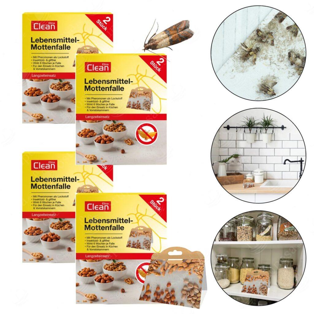 Liimpüünised toidukoidele, Elina-Clean, 4 pakki komplektis