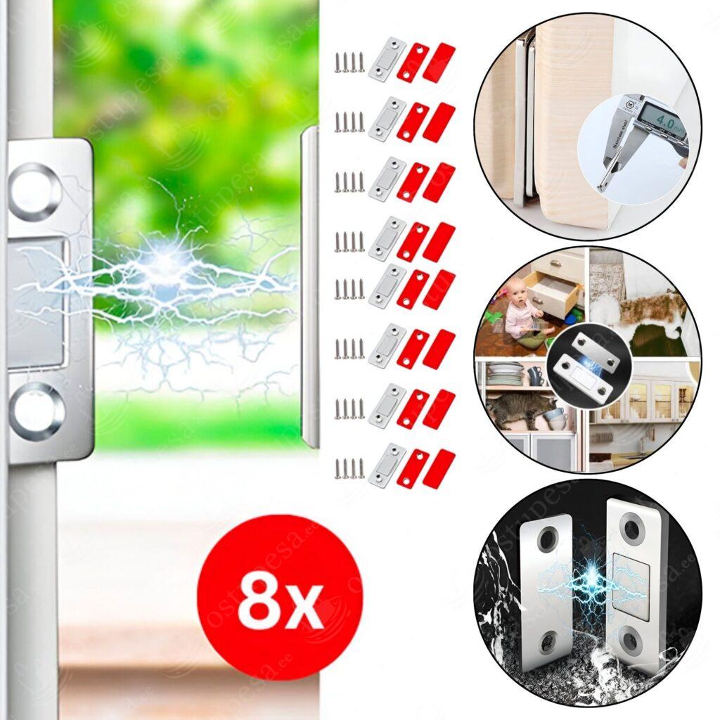 Magnetilised sulgurid, 8 tk pakis