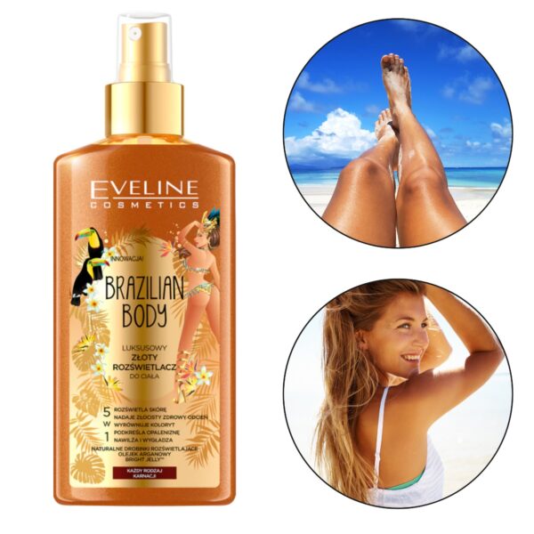 Isepruunistav näo- ja kehaõli, 150 ml, Eveline Cosmetics