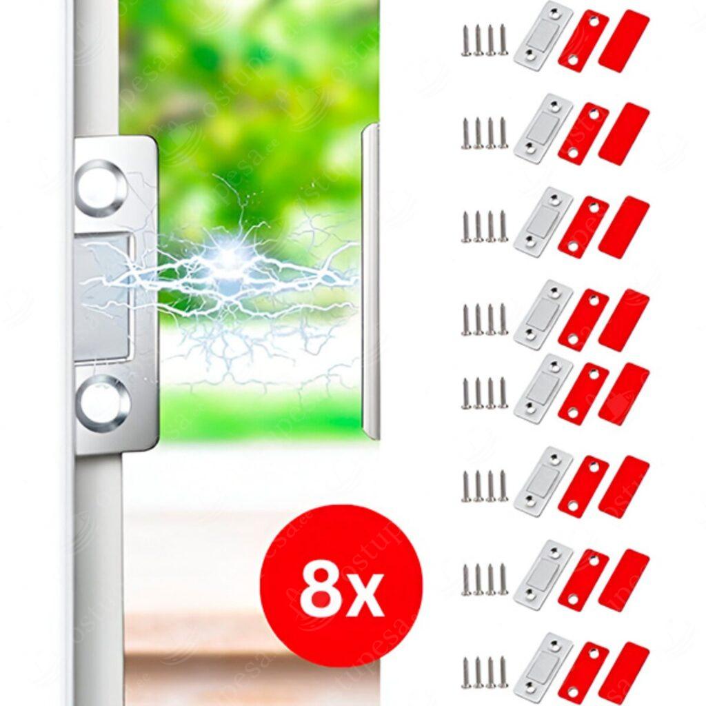 Magnetilised sulgurid, 8 tk pakis