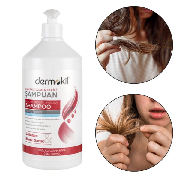 Tugevdav šampoon musta küüslauguga, 1 L, Dermokil