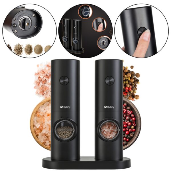 Elektriline pipra- ja soolaveski, 2 tk, Ruhhy