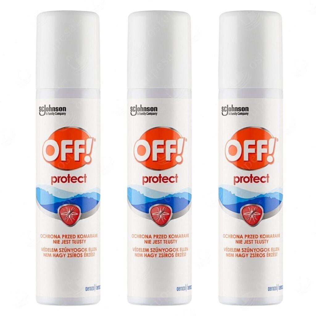 Sääsetõrjevahend, OFF!, 100 ml, 3 tk komplektis