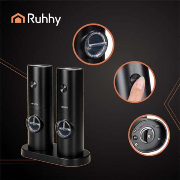 Elektriline pipra- ja soolaveski, 2 tk, Ruhhy