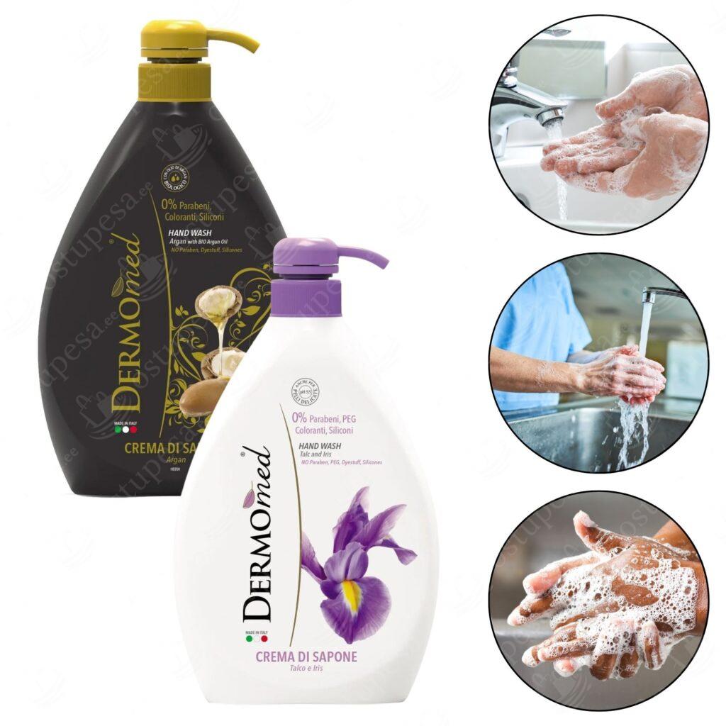 Kätepesugeel, 1000 ml, Dermomed