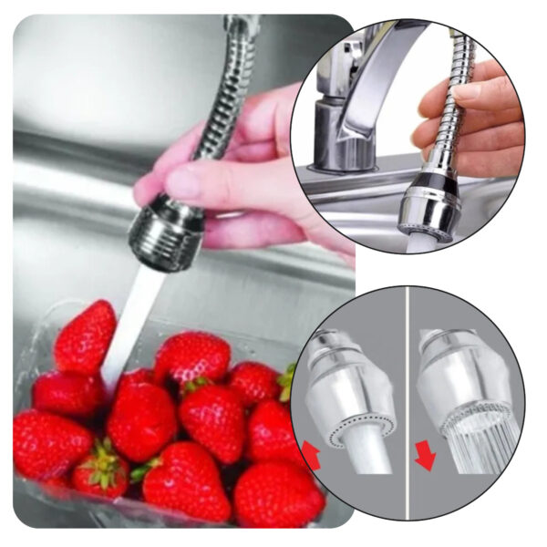 Painduva otsikuga kraanipikendus, Turbo Flex, universaalne