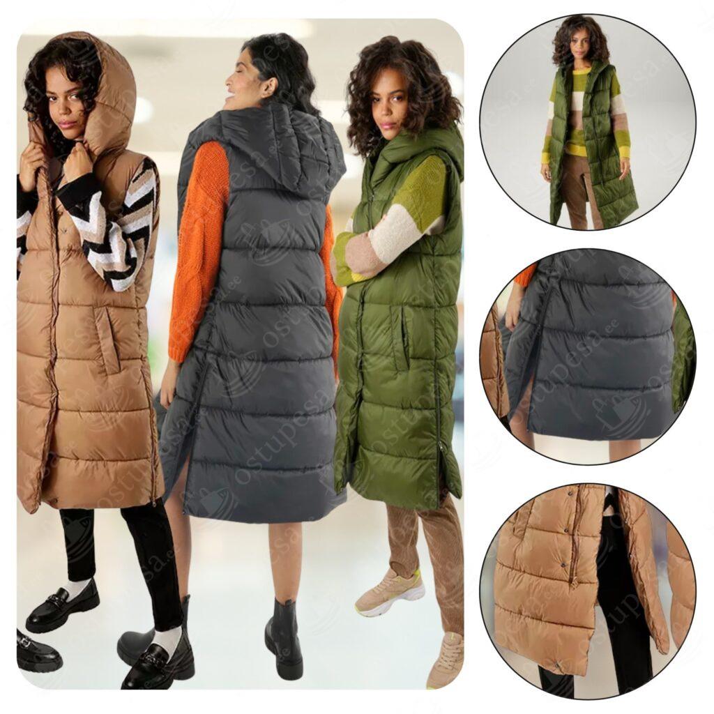 Tepitud pikk vest, Aniston casual