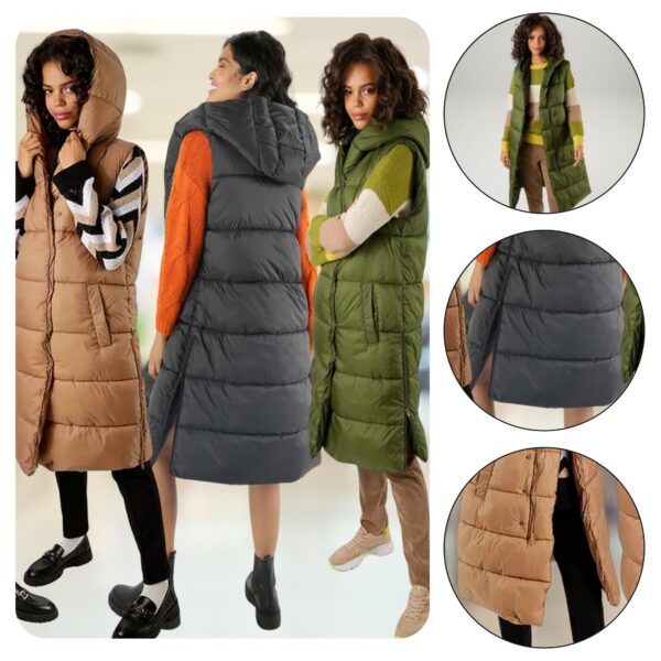 Tepitud pikk vest, Aniston casual