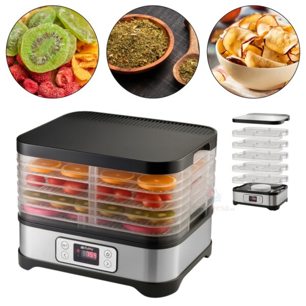 Toidukuivati lisatarvikutega, 10 L, Ruhhy