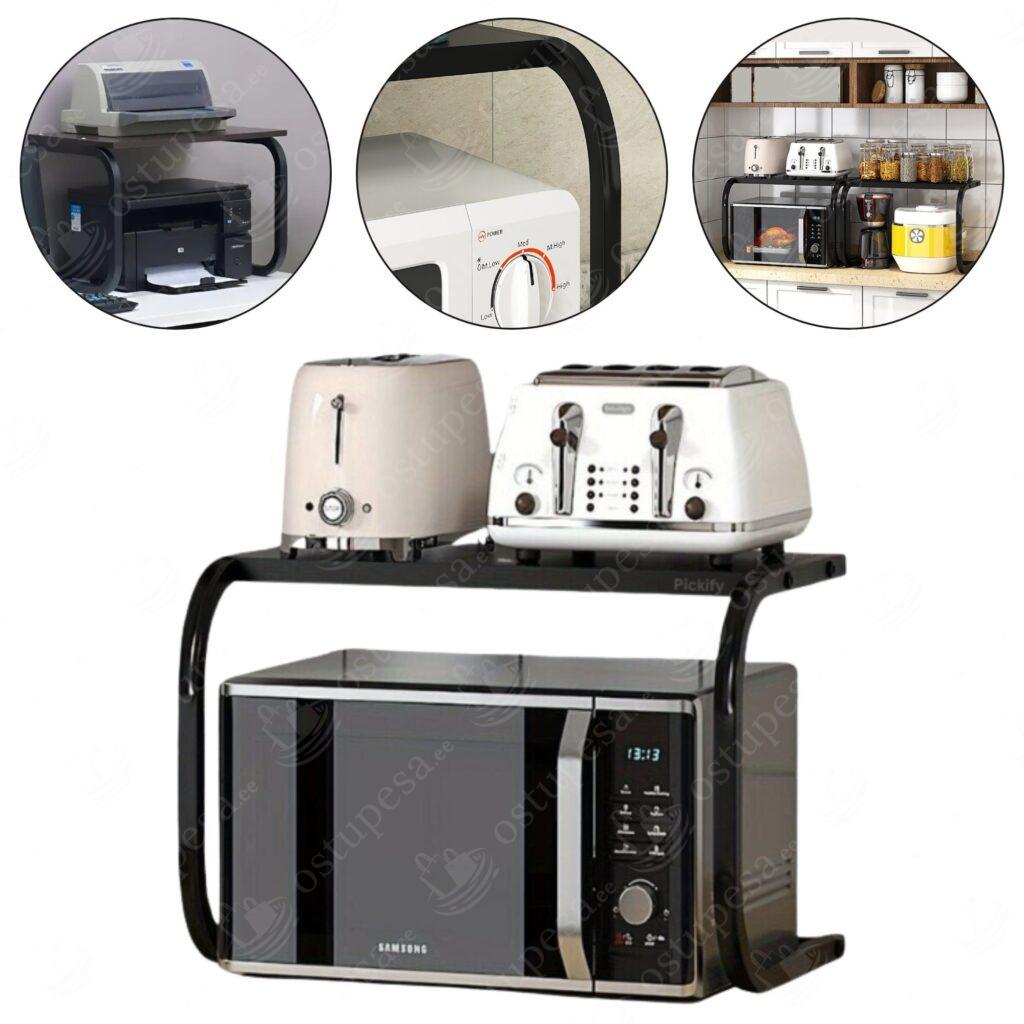 Metallriiul, must, 55 x 35 x 35 cm