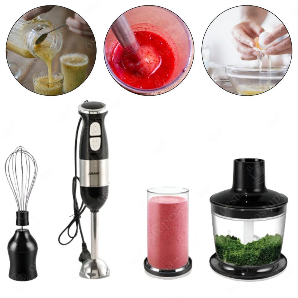 4-osaline käsiblenderi komplekt