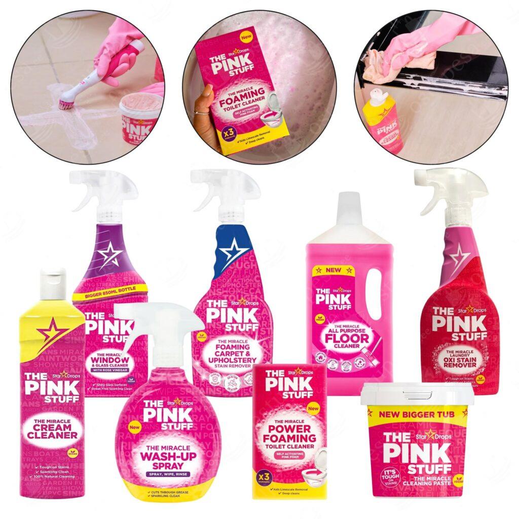 8-osaline puhastuskomplekt, The Pink Stuff
