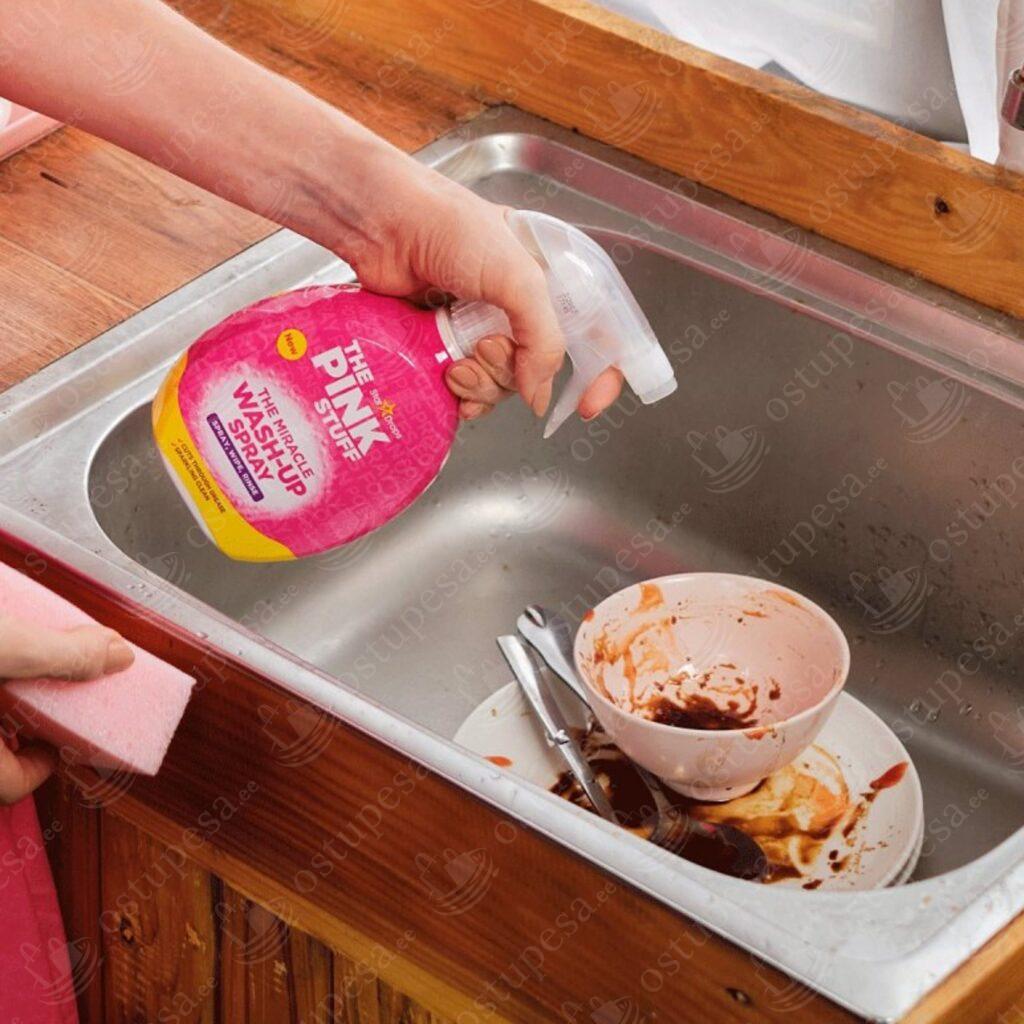 Puhastusvaht nõudele ja pindadele, 500 ml, The Pink Stuff, 2 tk komplektis