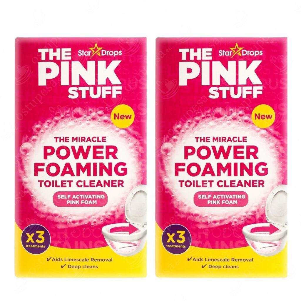 WC-poti puhastusvaht, 3 x 100 g, The Pink Stuff, 2 pakki komplektis