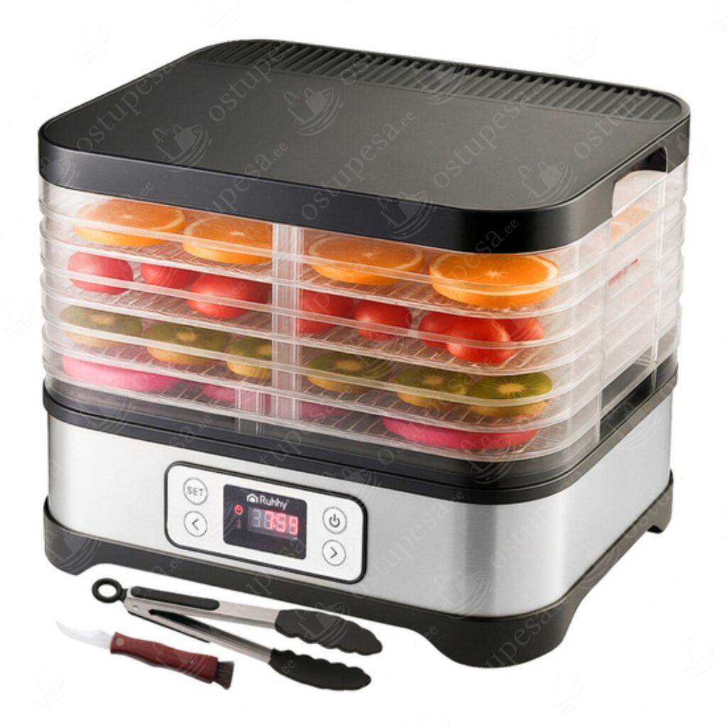 Toidukuivati lisatarvikutega, 10 L, Ruhhy