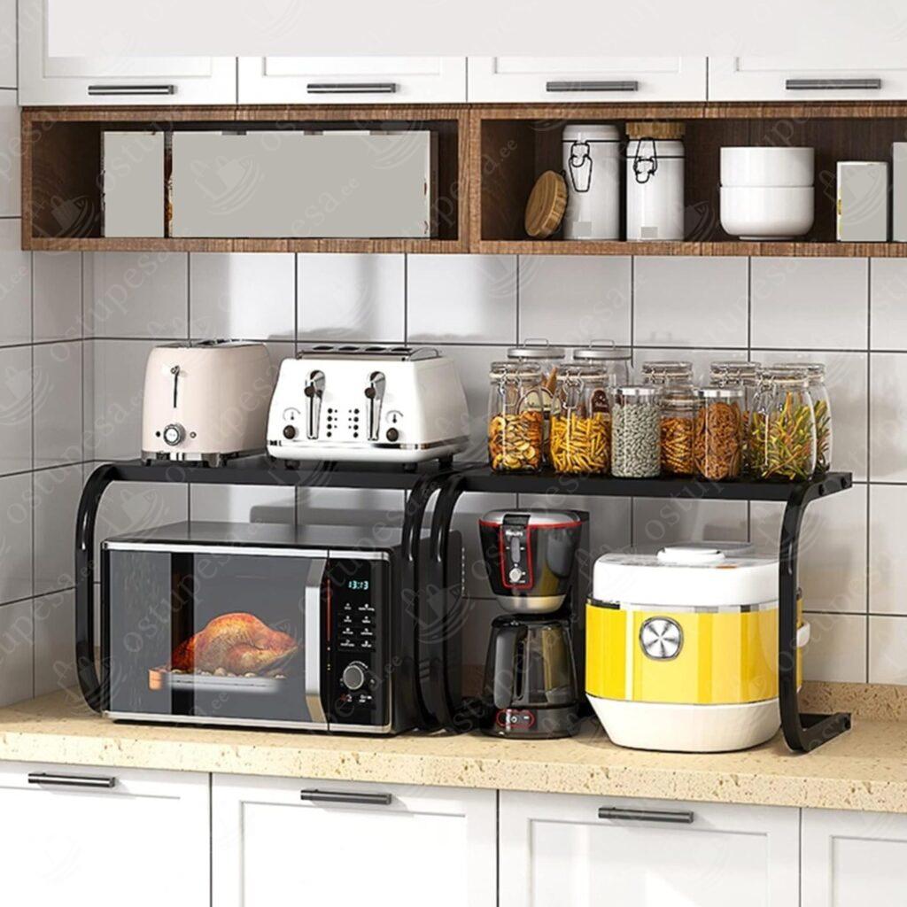 Metallriiul, must, 55 x 35 x 35 cm