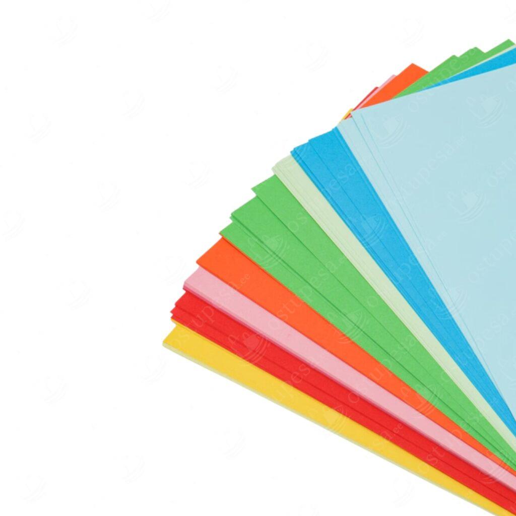 Värviline paber A4, 100 lehte, kahepoolsed