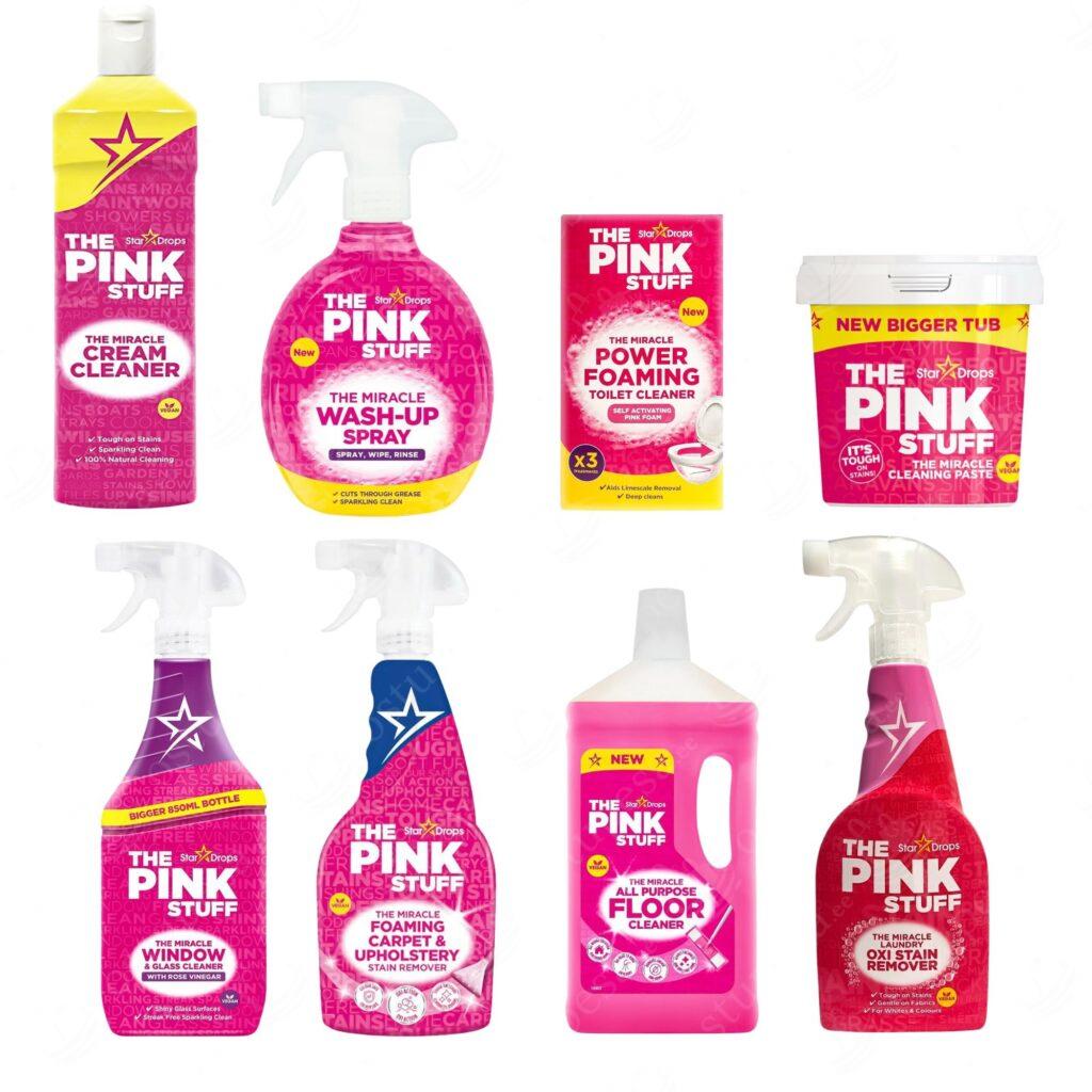 8-osaline puhastuskomplekt, The Pink Stuff