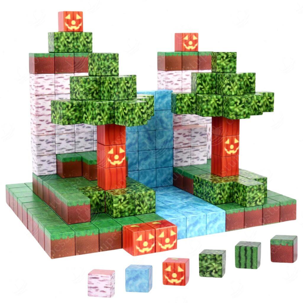 100-osaline magnetkuubikute komplekt