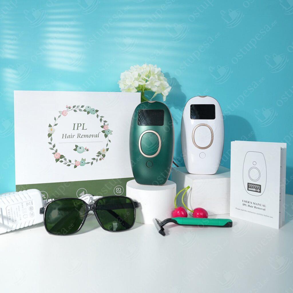 Fotoepilaator koos lisatarvikutega