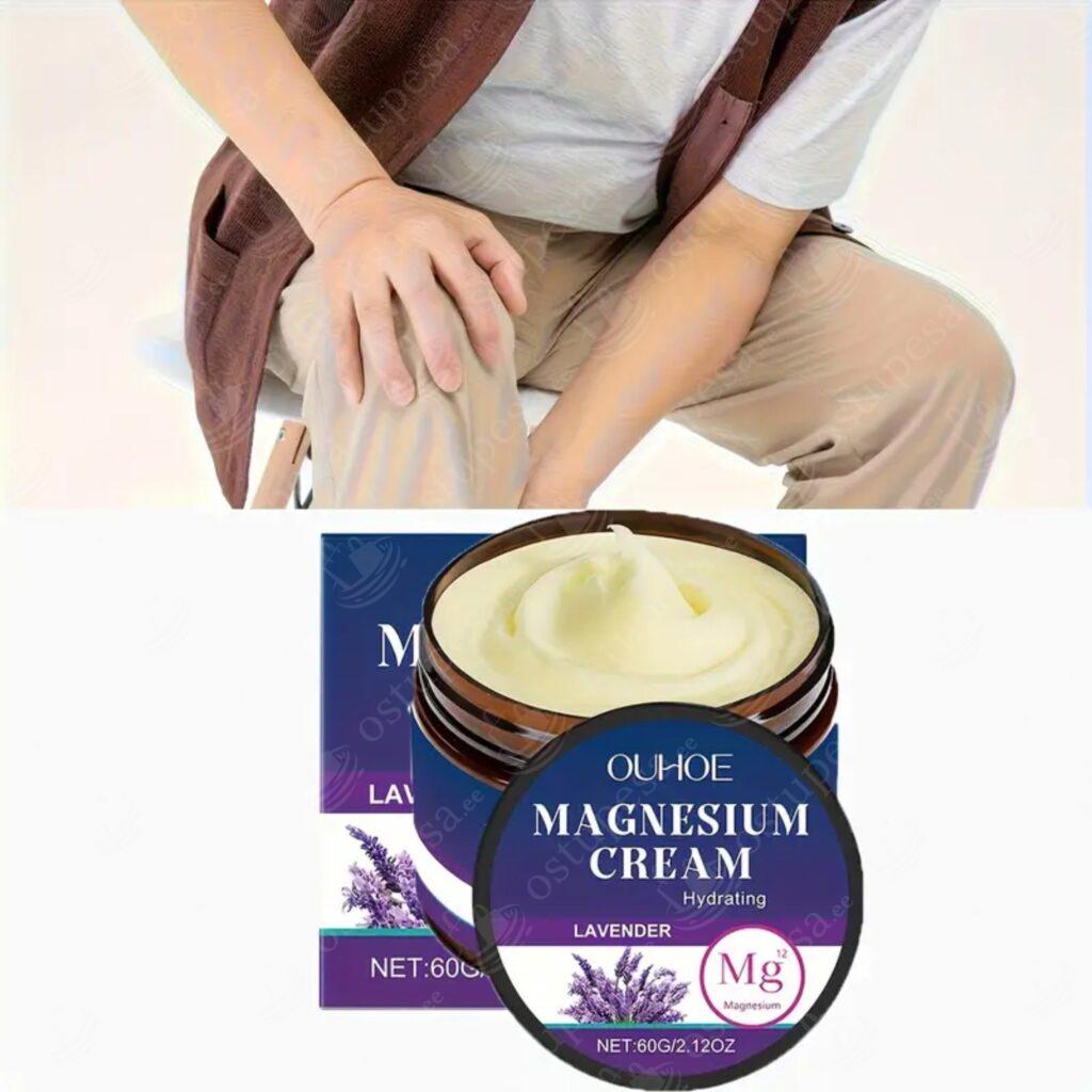 2-osaline komplekt lihaspingete maandamiseks, magneesiumikreem + lavendliga magneesiumiõli
