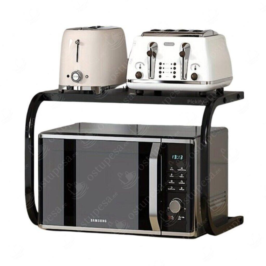 Metallriiul, must, 55 x 35 x 35 cm