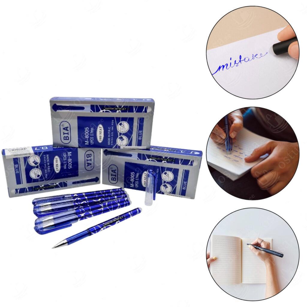 Kustutatavad pastapliiatsid, 12 tk komplektis, sinine