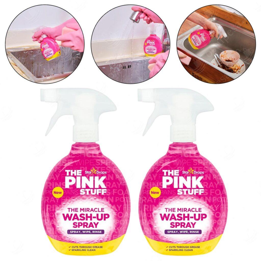 Puhastusvaht nõudele ja pindadele, 500 ml, The Pink Stuff, 2 tk komplektis