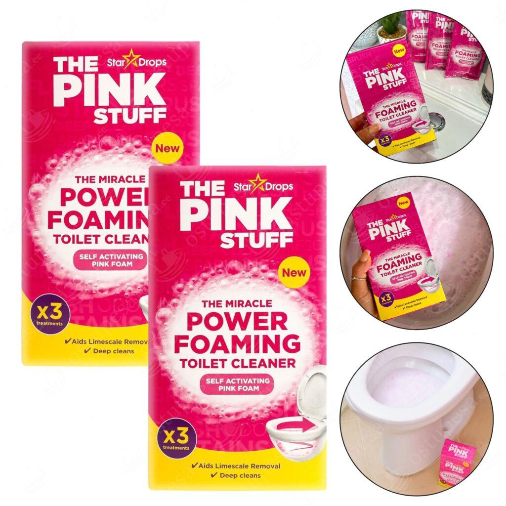 WC-poti puhastusvaht, 3 x 100 g, The Pink Stuff, 2 pakki komplektis