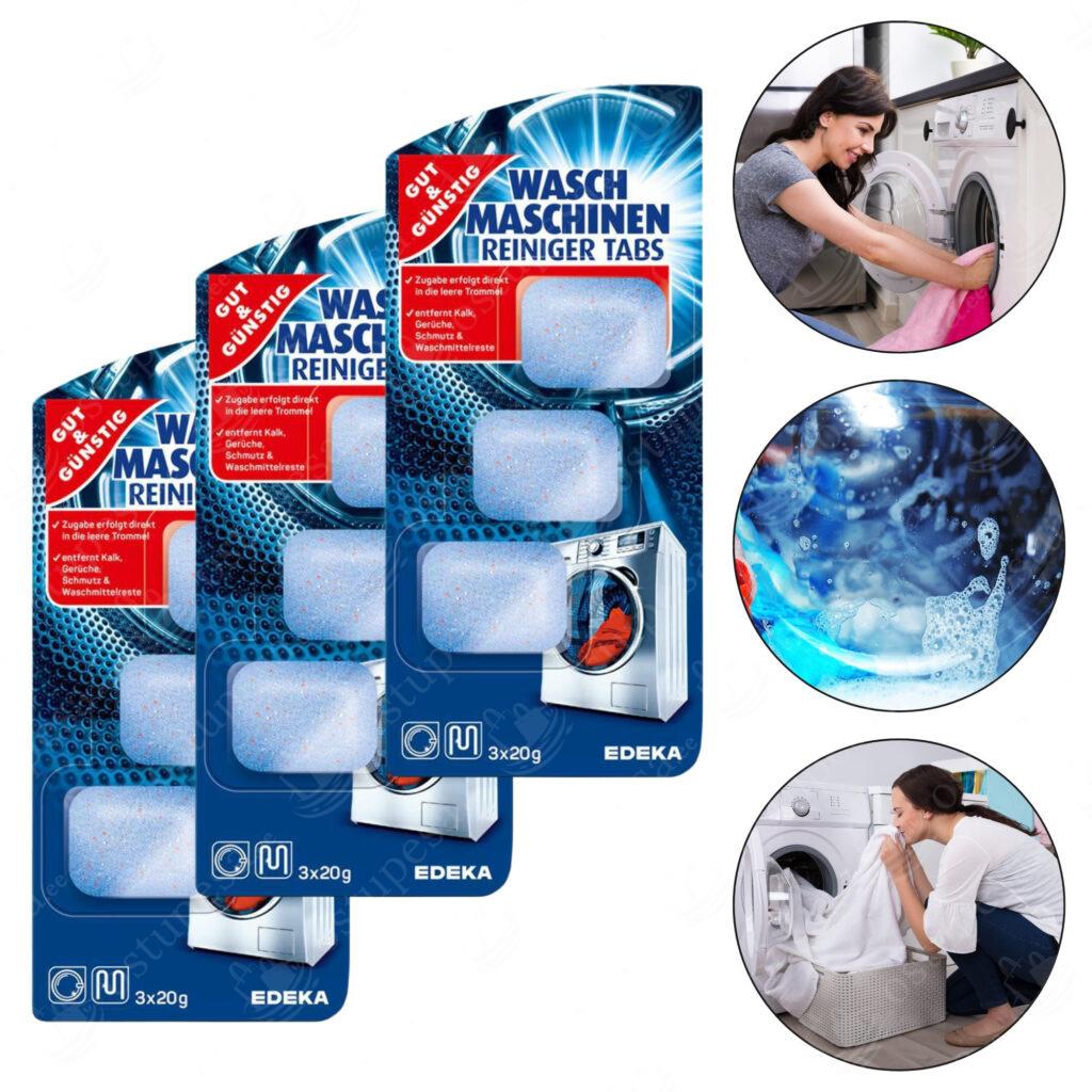 Pesumasina puhastus tabletid, 3 pakki komplektis, G&G