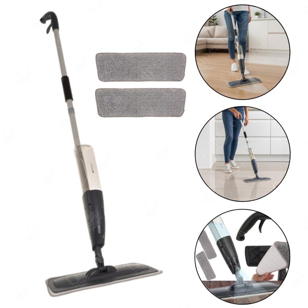 Pihustiga mopp + 2 puhastuslappi, Ruhhy