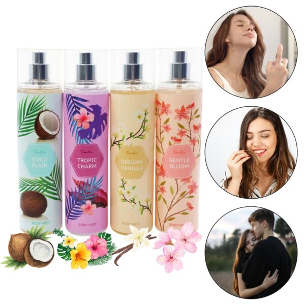 4-osaline kehaspreide komplekt, Sentio, 4 x 250 ml